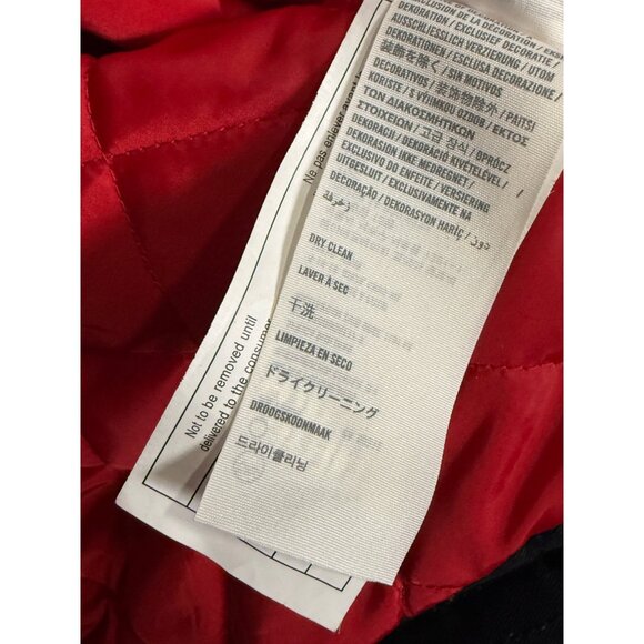 Abercrombie and Fitch Jacket Mens Large Blue Military Pockets Y2K Vintage Wool - Picture 9 of 12